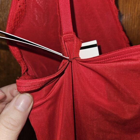 NWT Yummie Tummie Shaper Full Slip New Red Dress Sz XL Heather Thomas - Picture 8 of 9